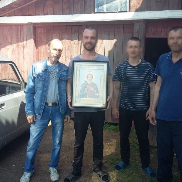 В реабилитационный центр МАЯК (Рязань) доставлена икона с мощами мученика Вонифатия Тарсийского